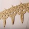 1 Yard Metallic Gold Venice Lace Trim 3.25 Inch Wide for Costumes Crowns and Home Decor